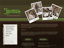 Tablet Screenshot of malarkeybrothers.com